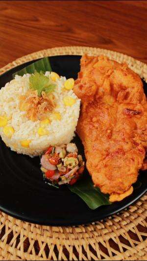 Redina - Crispy Dory Terasi with Sambal Matah and Buttered Corn Rice #onlineauditionmci12
