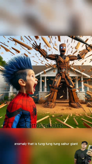 Spiderman kecil dan tung tung tung sahur  #Spiderman #tungtungtungsahur   #shortplus 