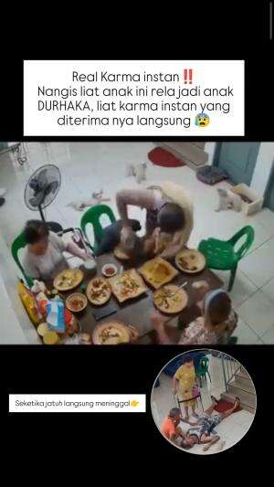 Parah banget tingkah laku ni anak, Hormati dan hargai orangtuamu yg telah melahirkan dan membesarkanmu, bukan malah di perlakukan selerti it