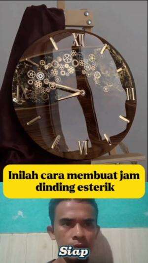 Jam dinding aestetik #jam dinding  #diy  #aestetik 