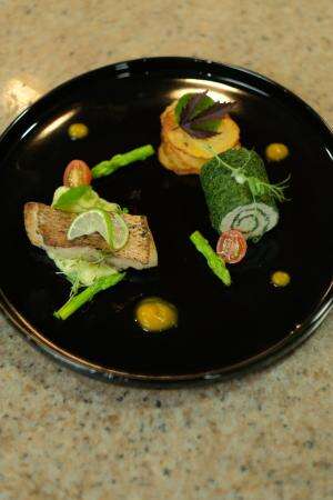 Assorted Fish with Creamy Wasabi Sauce