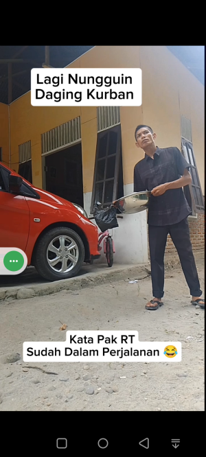 Nungguin Daging Kurban #kocak #vidiolucu #hiburan #dagingkurban #iduladha 