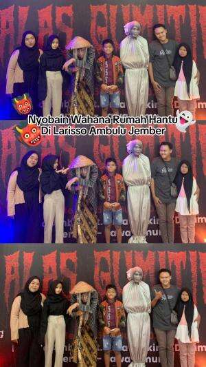 Seru banget, ada yang berani masuk rumah hantu ?  #rumahhantu #hantu #Hantu gemoy #hantuhantuindonesia #lutfiafifi #pocong #dendampocong 
