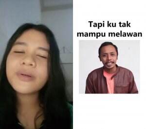 Ekspresinya mendalami sekali 