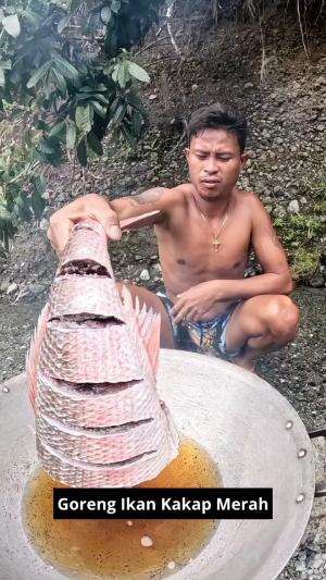Goreng Ikan Kakap Merah #onlineauditionmci8cumigorengtepungbumbucabaigarambyanodyafarandyangesti #kakapmerah #kakapputih #kakap #ikankakap #