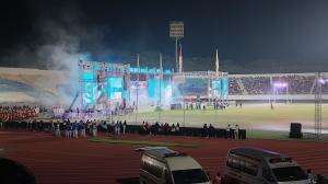 acara penutupan perpov kemarin di stadion kanjuruhan kepanjen ,malang #perpov #olahraga #malangjatim #kepanjen #sobatambyarmalang 