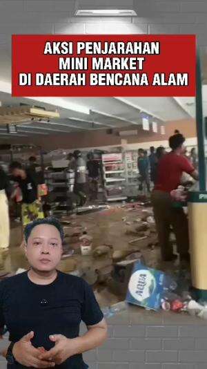 Terjadi aksi penjarahan minimarket dibeberapa tempat bencana alam Sibolga dan Tapanuli Tengah #penjarahan #sibolga #tapanulitengah