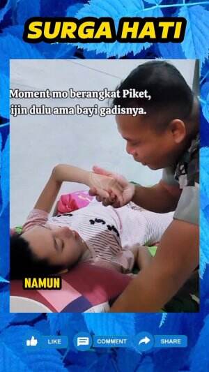 Ungkapan cinta seorang bapak TNI, kepada putri kesayangannya meski kondisinya berbeda dari anak gadis yang lain.