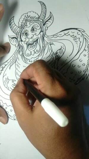 Yuk Belajar Menggambar Monster Ikan Pari Guys