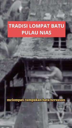 TIGA FAKTA TRADISI LOMPAT BATU PULAU NIAS #lompatbatunias #budayaindonesia #edukasi 