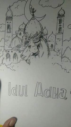 Yuk Belajar Menggambar Kurban Sapi Idul Adha 