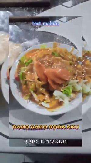 #test makan GADO GADO GODA AKU