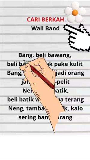 Lirik Lagu Cari Berkah || Wali Band .# lirik #musicvideos #waliband#covermusic 
