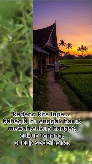 yang sederhana seringkali justru paling membahagiakan. #kataBijak#fypシ゚viral 