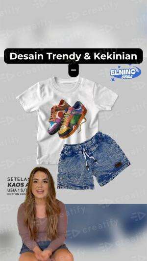 SETELAN KAOS ANAK - ELNINO KIDS
Usia 1–8 Tahun | Bahan Cotton Combed 30s
.
.
#baju #bajumurah #bajuanak #bajulebaran #fypppppppppppppppppppp