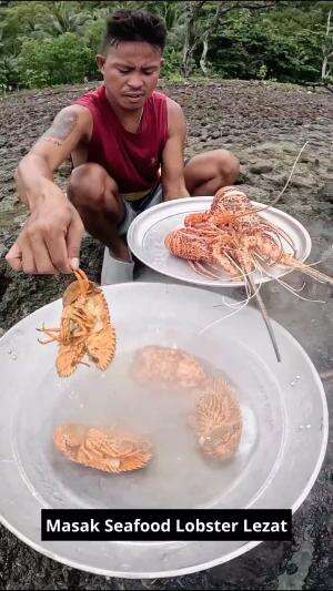 Masak Seafood Lobster Lezat  #Masak #seafood #SeafoodLover #Puas Banget Makan Seafood Ini #terlihat lezat #lezat banget #lezat #KulinerLezat