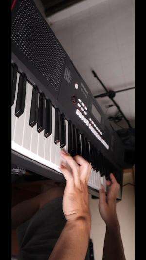 Short Piano Cover On "Tega" By Tiara Andini