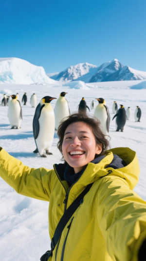 Ekspedisi Selfie Bareng Penguin di Antartika!

Serunya perjalanan ekstrem ke ujung dunia! Ini bukan editan—penguin beneran, salju beneran, d