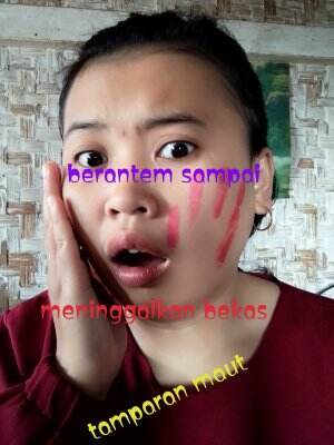 di tampar sampai 5jari wkwkwk 