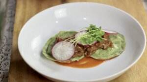 DUXELLE RAVIOLLI WITH BOLOGNESE RAGU AND SPICY TOMATO PUREE • Tunggangan Kesuksesan Menuju Gallery MCI10! 