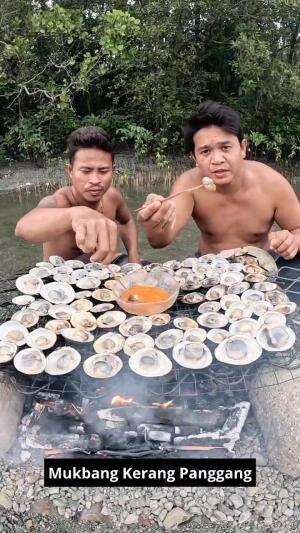 Mukbang Kerang Panggang Lezat #mukbangasmr #Mukbang #?ujung Kerang ,Sabang , Aceh #lezat #RCTIPlus 