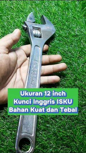 Kunci Inggris ISKU Bahan Kuat dan Tebal #fyp #kunciinggrisisku #isku 