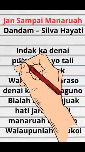 Lirik Lagu Jan Sampai Manaruah Dandam -Sikvia Hayati.#musisijogja #hitmusik 
