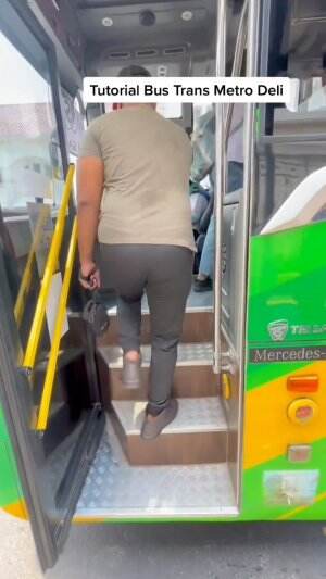 Tutorial Naik Bus Trans Metro Deli🍃