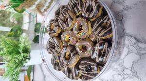 ide kue lebaran donat mini cookies