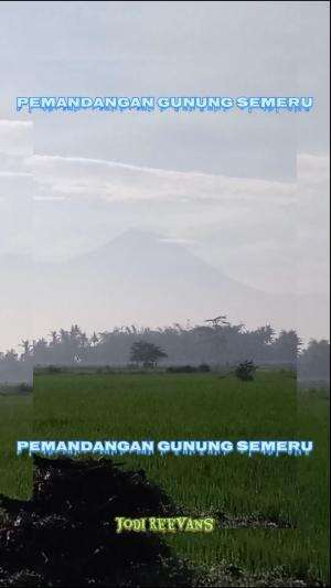 #pemandangan gunung semeru