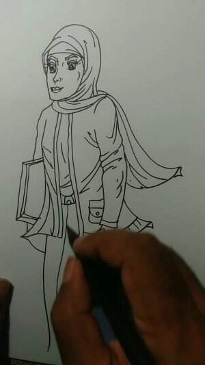 Yuk Belajar Menggambar Ibu Guru Berangkat Ke Sekolah Guys 😁