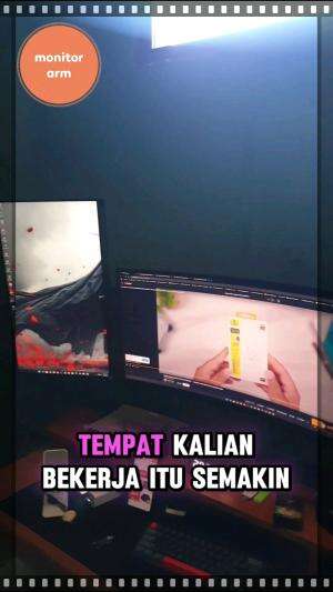 merubah tampilan set up komputer aestetik 
.
.
.
 #setupkomputer #bagus #komputer #monitorarm 
