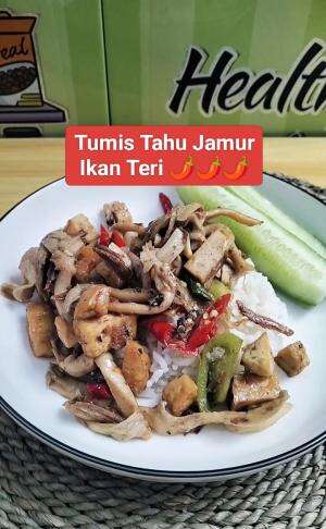 Defenisi makan enak ya sehat. bener gak?! #tumistahu #jamurtiram #ikanteri #cooking 