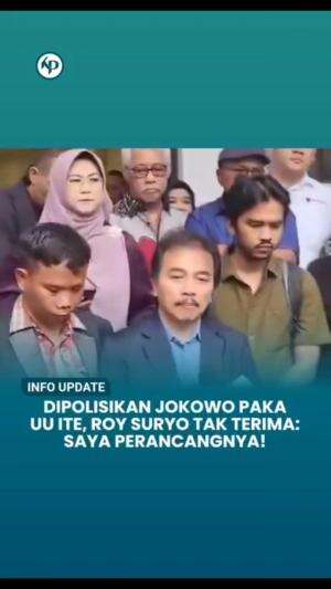 Jokowi melapor ke polisi Roy Suryo dkk merasa di kriminalisasi #kriminal #Viral #fyp #fypシ 