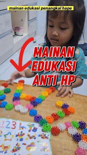 mainan edukasi penangkal hape #mainan #edukasi #bunga