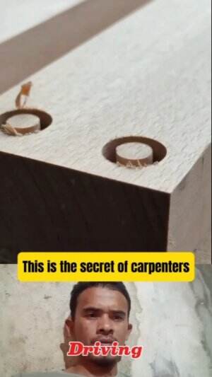 baru tau begini cara menyekrup kayu yang benar  #diy  #reaction  #Carpentery Work 