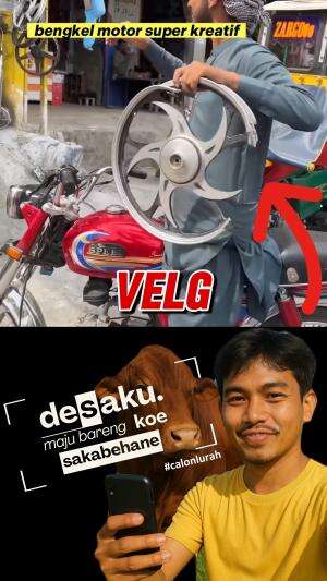 perbaikan velg pecah sebagian hilang #motor #otomotif #bengkel