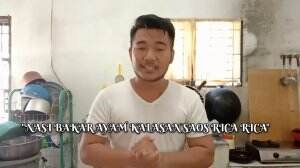 NASI BAKAR AYAM KALASAN SAUS RICA RICA