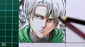 WAKTUNYA BERKARYA! Kali ini kita akan menggambar Levi Ackerman kedalam versi anime yang berbeda guys!! Selamat menonton 😁 