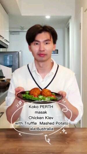 Koko PERTH audisi MCI 11 masak CHICKEN KIEV with Truffle Mashed Potato ala Australia 🇦🇺 🇮🇩 