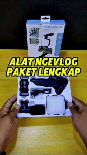 video making kit, alat wajib dimiliki para creator pemula karena harganya murah sudah dapat alat konten yang komplit. 

 #videomakingkit #vi