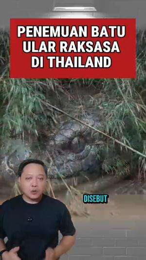 Penemuan Batu Kapur mirip ular raksasa di Thailand yang tengah viral #ularnaga #Thailand 