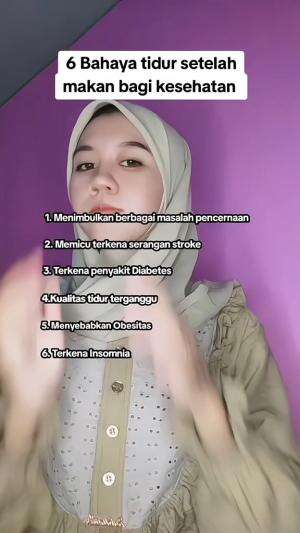 Jangan langsung tidur setelah makan #edukasi #kesehatan #fypシ゚viral #RCTIPlus #HOTrctiplus 