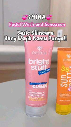 #EminaBrightStuff #FaceWashEmina #emina 