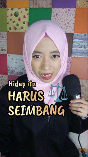 Hidup itu harus seimbang, membaca pun begitu #edukasi 