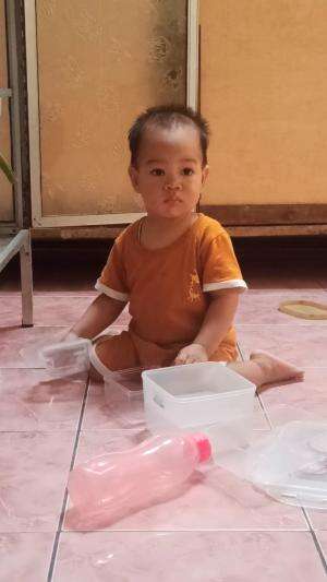 Sibuk sendiri di dapur 