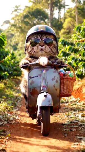  #CatAi ##kucingnaikvespa #cutecatAi #fypシ゚viral #animefyp 