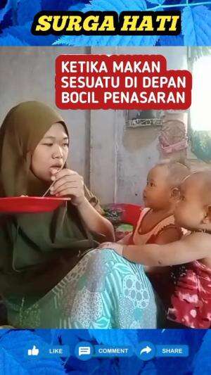 Ketika harus mengisi perut yang lapar di depan bocah-bocah yang sedang penasaran.