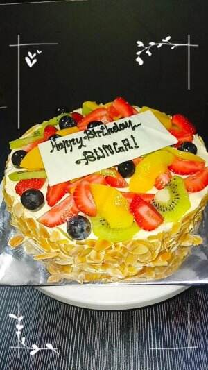 Vanilla Fruit Cake for Customer by Pricilla Alisya #onlineauditionmci10