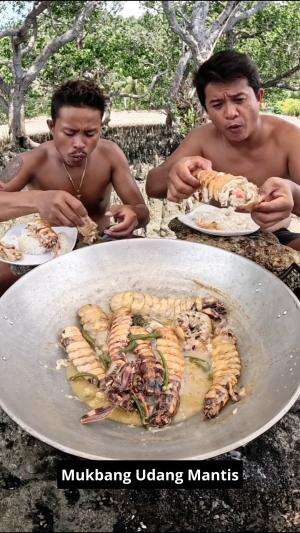#Mukbang #seafood #yang suka udang merapat!! #RCTIPlus 